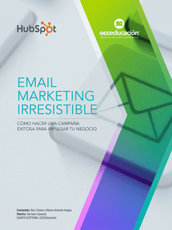 EMAIL MARKETING IRRESISTIBLE