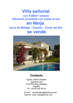 Villa señorial en Nerja se vende - bei Malaga – Spanien