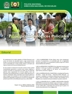 Principios ideológicos Policiales