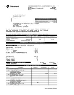 RESUMEN GENERAL CUENTA DE CHEQUES MONEDA