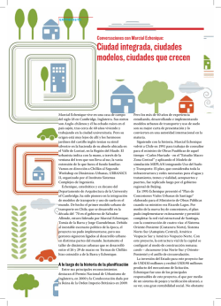 Ciudad integrada, ciudades modelos, ciudades que crecen