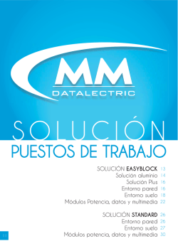 Soluciones para puestos de trabajo