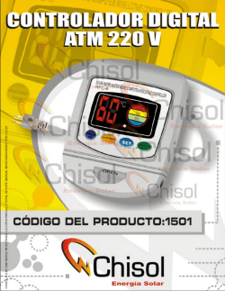 Manual de Controlador Digital ATM 220V