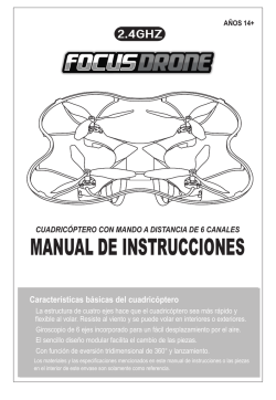 Manual Instrucciones Focus Drone ES