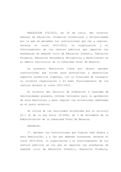 RESOLUCIÓN INSTRUCCIONES 276