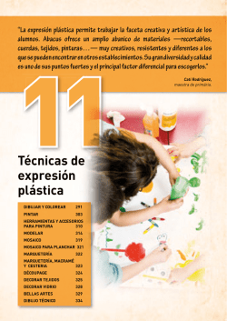 11Técnicas de expresión plástica