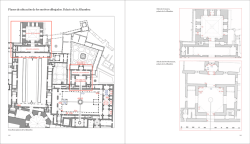 Planos de ubicación de los motivos dibujados. Palacio de la Alhambra