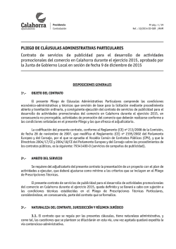 10/2014 co-ser pliego clausulas administrativas