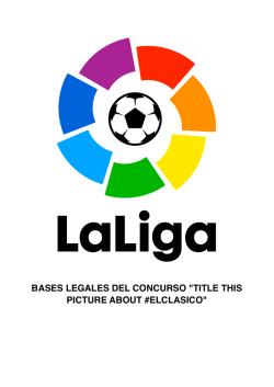 bases legales del concurso - Liga Nacional de Fútbol Profesional