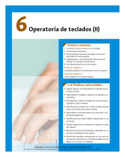 6Operatoria de teclados (II) - fpb servicios administrativos