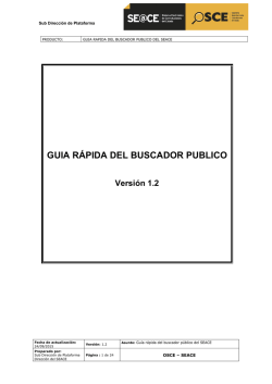 GUIA RÁPIDA DEL BUSCADOR PUBLICO