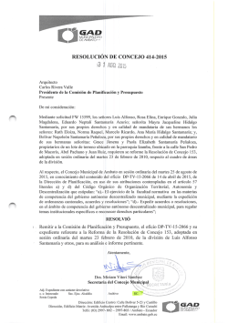 RESOLUCIÓN DE CONCEJO 414-2015