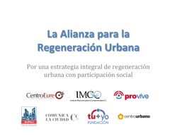 La#Alianza#para#la# Regeneración#Urbana##