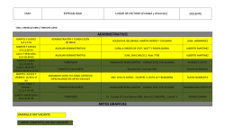 para bajar archivo pdf con los Cursos - Días