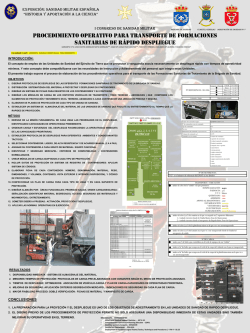 Presentación de PowerPoint - Exposición Sanidad Militar