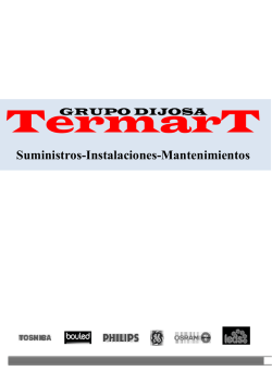 Catalogo LED - Grupo Dijosa & TermarT