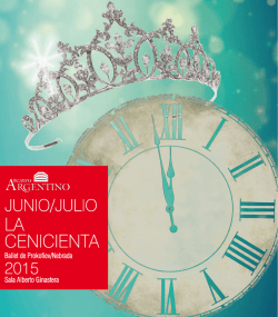 LA CENICIENTA - Teatro Argentino