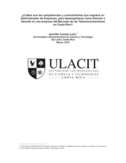 &iquest;Cu&aacute;les son las competencias y conocimientos que