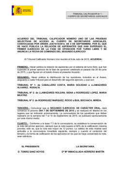 Acuerdo de 9 de julio. Aprobados 1º ejercicio (PDF. 12 KB )