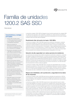 Familia de unidades 1200.2 SAS SSD
