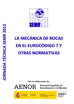 LA MEC&Aacute;NICA DE ROCAS EN EL EUROC&Oacute;DIGO 7 Y