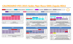 CALENDARIO IFES 2015-Sedes Nqn-Roca-SMA-Zapala-RDLS