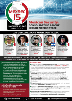 Mexico Security Summit 2015