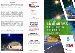 iluminacion en tuneles - Fundación de la Energía de la Comunidad