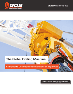 Sistemas Top Drive GDM - Global Drilling Support