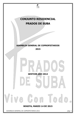 CONJUNTO RESIDENCIAL PRADOS DE SUBA