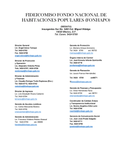 fideicomiso fondo nacional de habitaciones populares (fonhapo)
