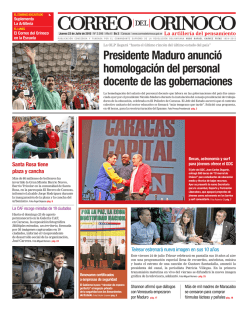 s - Correo del Orinoco