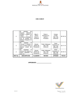 MANUAL DE LA CALIDAD - Universidad de La Guajira