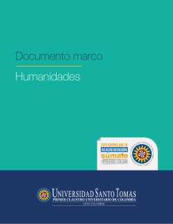 Humanidades Documento marco