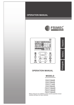 Manual Usuario Mandos - Frimec International