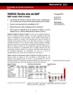 XIGNUX: Recibe alza de S&P