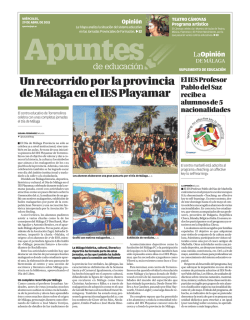 Suplemento Apuntes de Educación