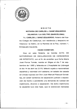 notaria de carlos j. sanz izquierdo vilanova i la geltrú