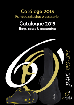 CATÁLOGO GENERAL- ORTOLÁ 2015