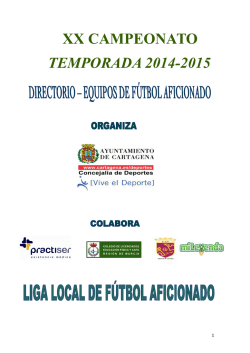 XX CAMPEONATO TEMPORADA 2014-2015