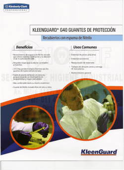 KLEENGUARD* G40 GUANTES DE PROTECCION Recubiertos con