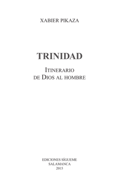 TRINIDAD - Ediciones Sígueme