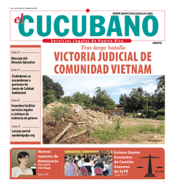 VictoriA JUDiciAL DE comUniDAD ViEtnAm