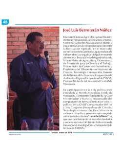 Biografía del Prof. José Luis Berroterán Núñez
