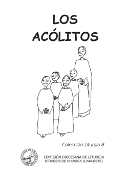 Los Acólitos.cdr - Diócesis de Chosica