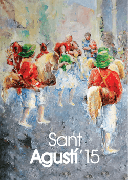 Programa de Sant Agustí 2015