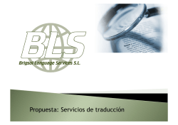 BLS Traducciones - Brigsol Language Services, SL