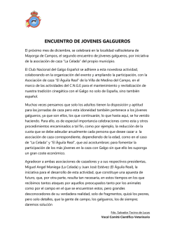 encuentro de jovenes galgueros - Club Nacional del Galgo Español