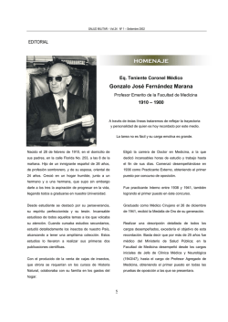 HOMENAJE Gonzalo José Fernández Marana
