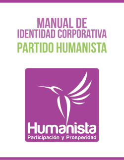 Manual de Identidad Corporativa Partido Humanista